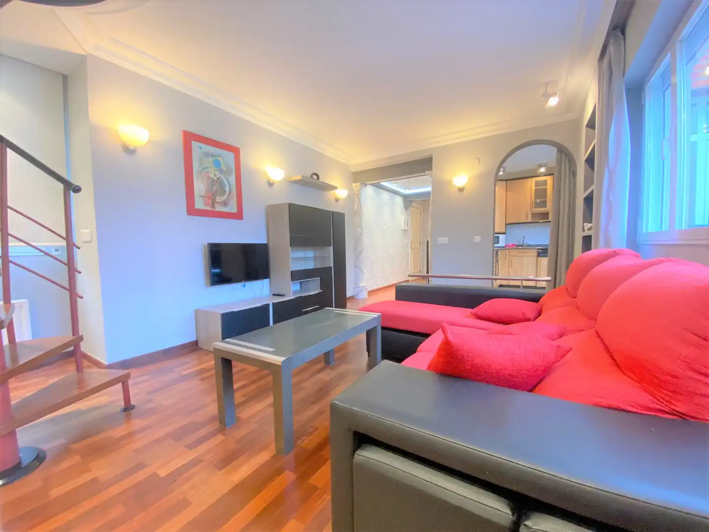 Sala de estar de Piso de alquiler en Vitoria - Gasteiz