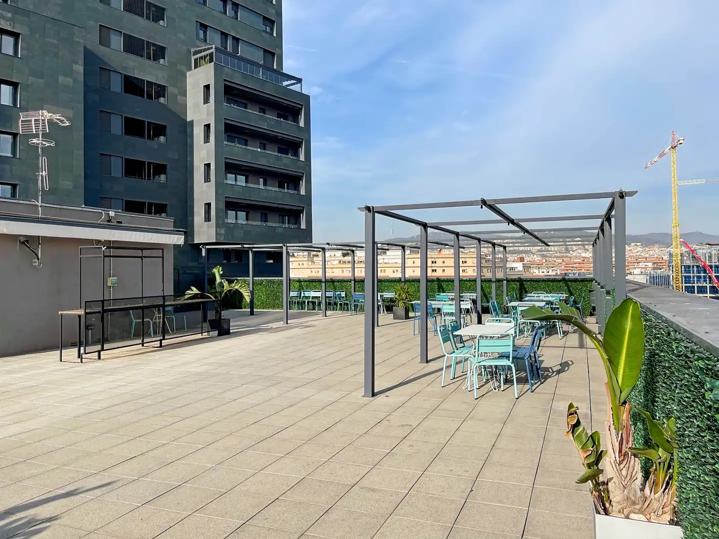 Terrasse von Büro zur Miete in Barcelona mit Klimaanlage, Heizung und Möbliert