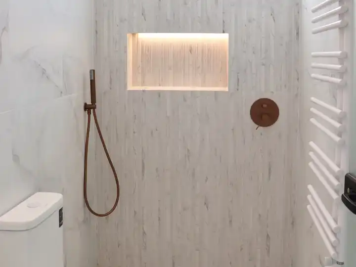 Bathroom of Houses for sale in Nueva Santa Barbara - Cruz de Gracia
