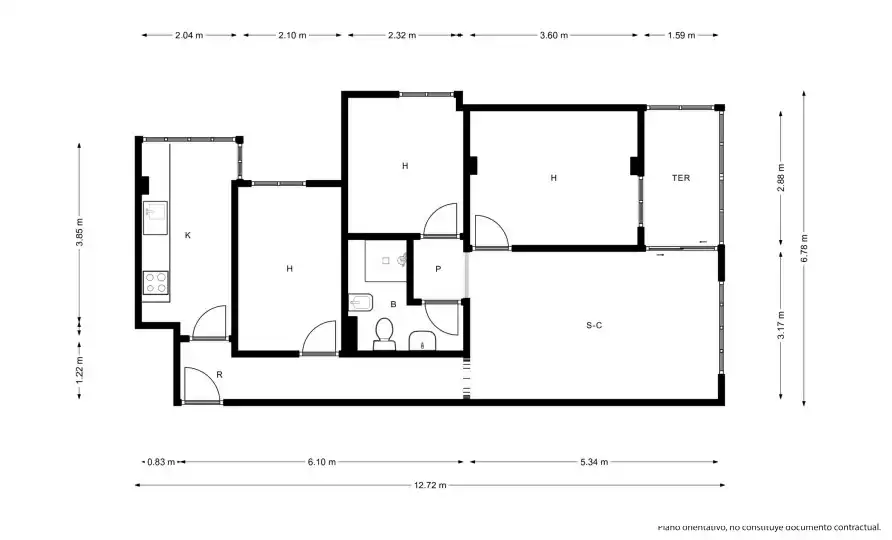 Appartement avec ascenseur à vendre à C/ Cortijo de Echarte, imagen 31