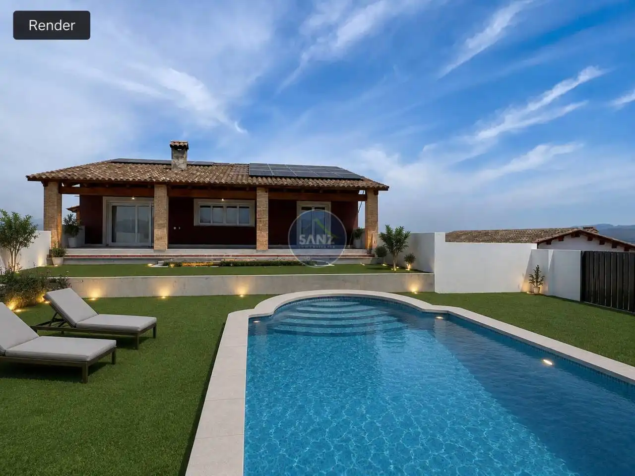 Piscina de Casa o chalet en venta en L'Énova con Aire acondicionado, Jardín privado y Terraza