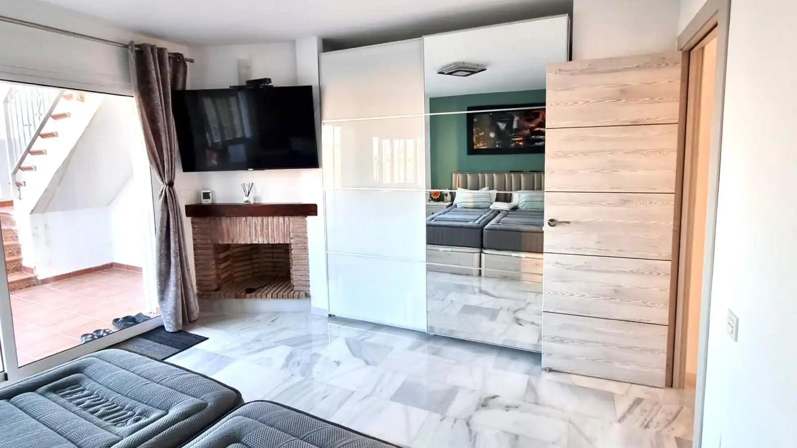 Living room of Detached homes for rent in Mijas  with Terrace, Swimming Pool and Pets allowed