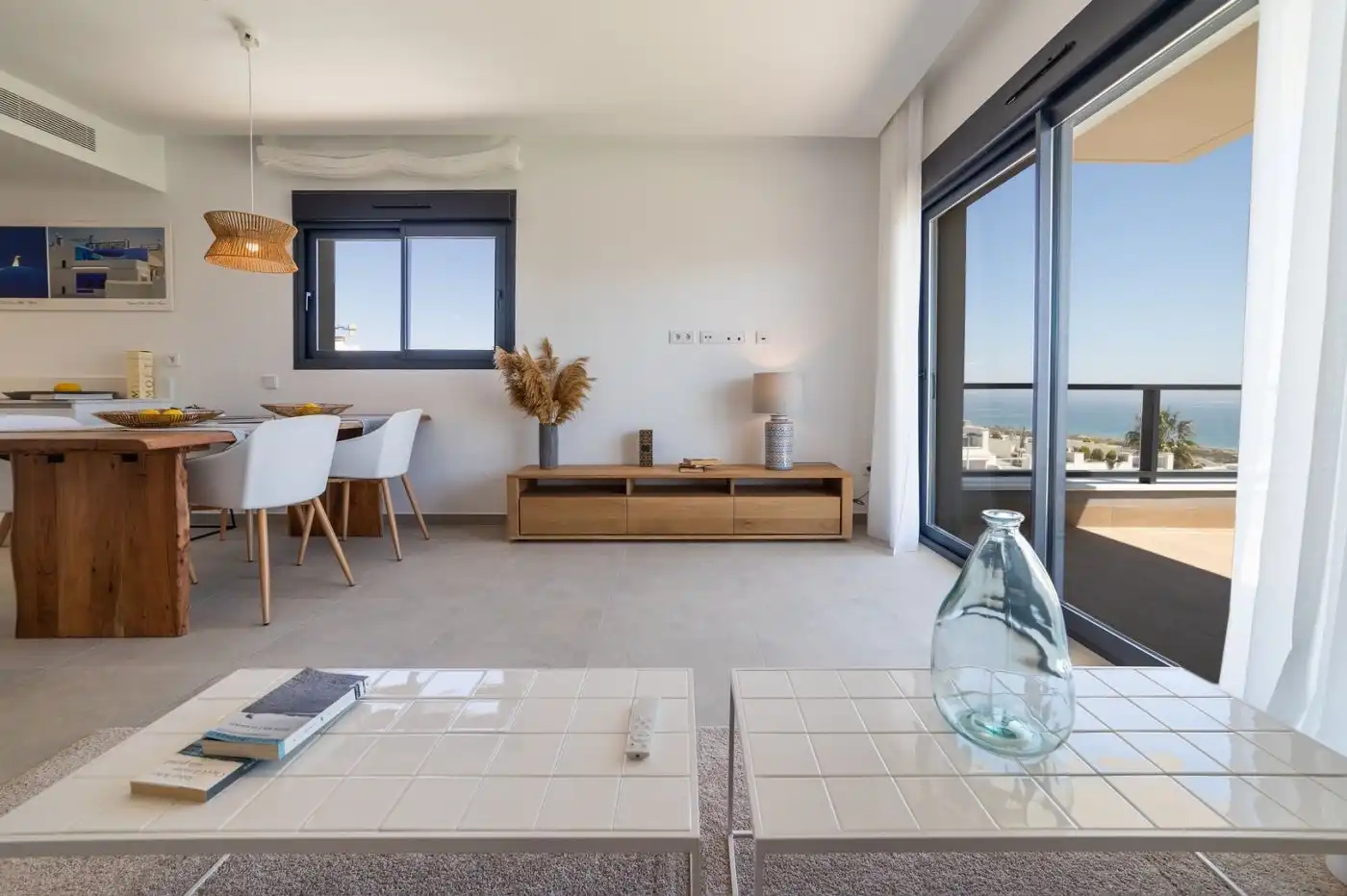 Sala de estar de Apartamento en venta en Santa Pola con Aire acondicionado, Calefacción y Terraza