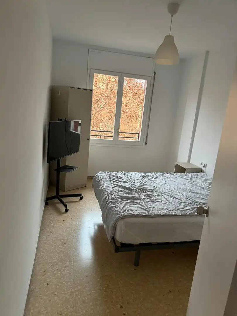 Schlafzimmer von Wohnung zur Miete in Barcelona mit Klimaanlage, Heizung und Möbliert
