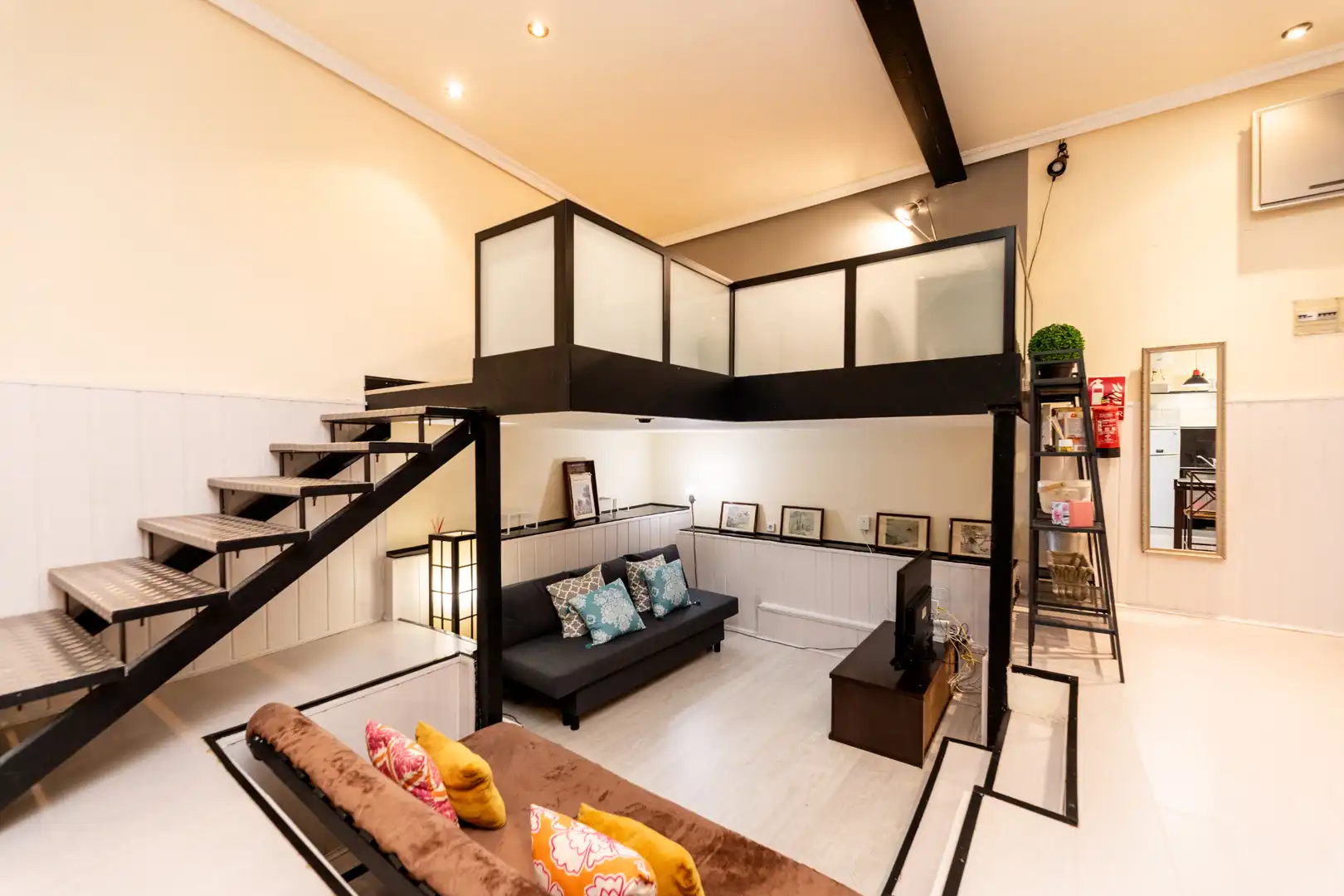 Sala de estar de Piso en venta en Madrid con Aire acondicionado, Amueblado y Lavadora