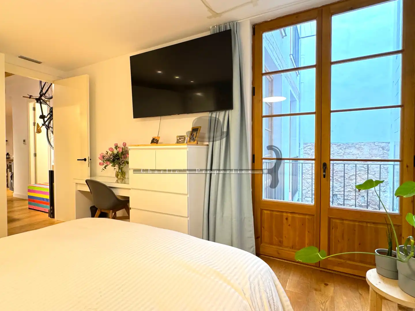 Dormitori de Apartament en venda en Barcelona amb Aire condicionat, Calefacció i Parquet