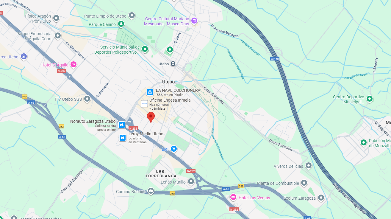 Vista exterior de Pis en venda en Utebo