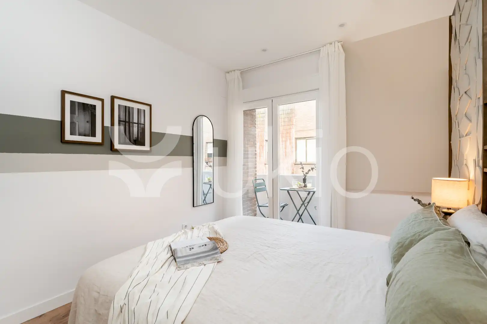 Bedroom of Apartments for rent in Madrid  with Air Conditioner, Heating and Furnished