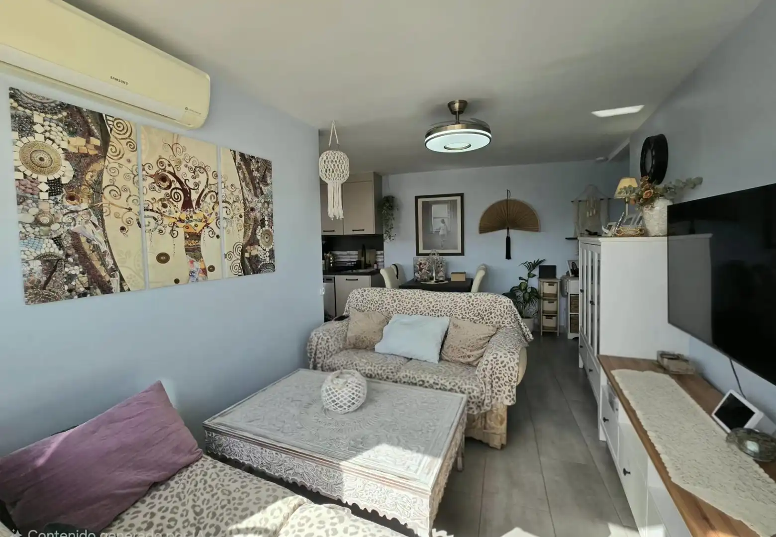 Living room of Attic for sale in Mijas  with Air Conditioner and Terrace