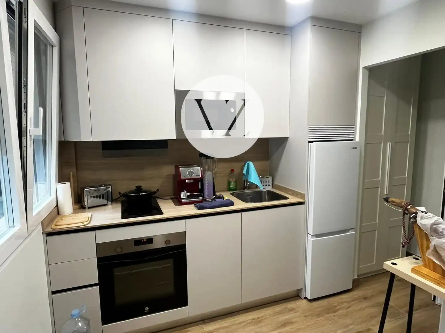 Kitchen of Flat for sale in Salamanca  with Heating, Terrace and Furnished