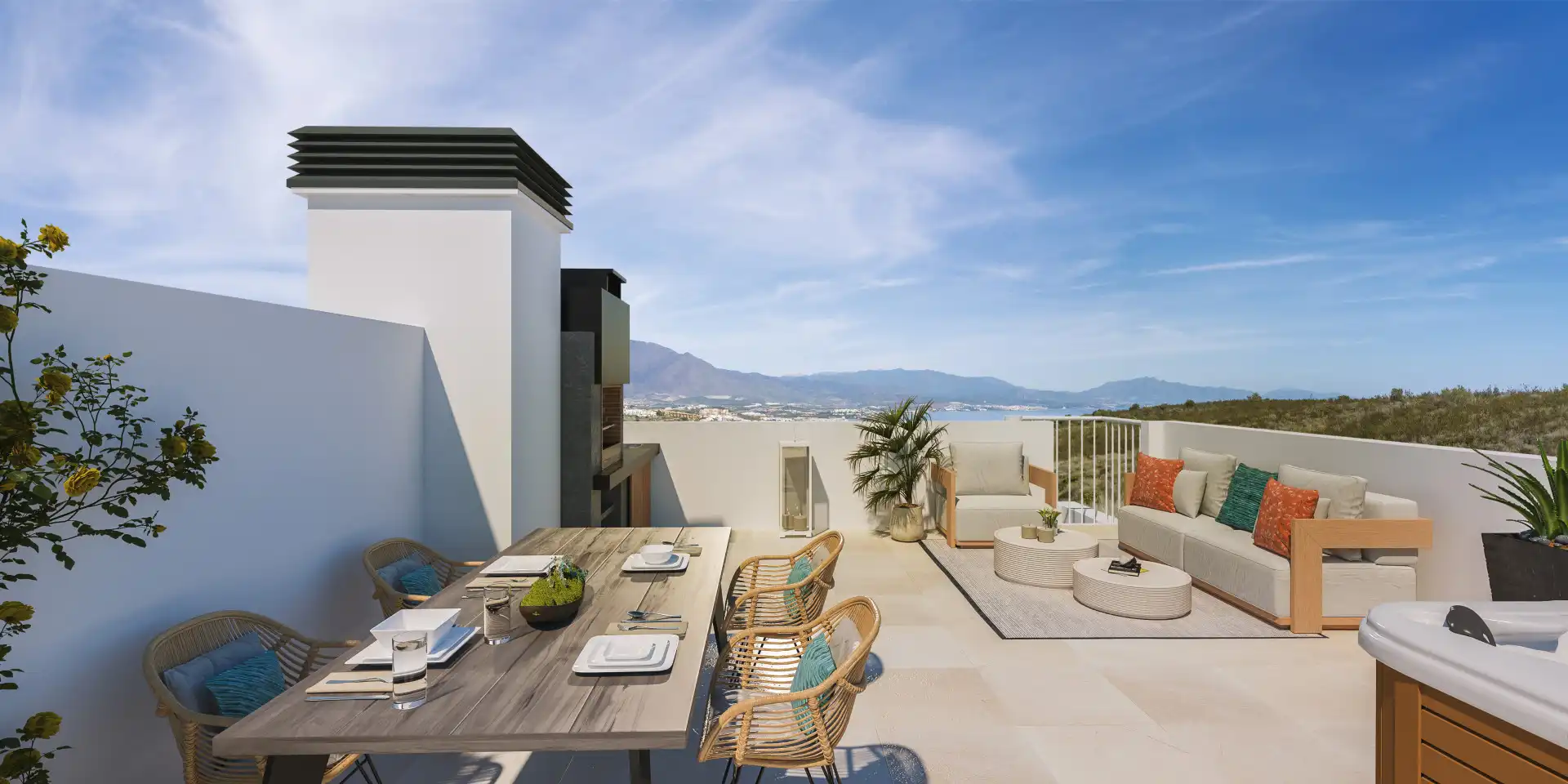 Terraza de Casa o chalet en venta en Marbella con Aire acondicionado, Calefacción y Jardín privado