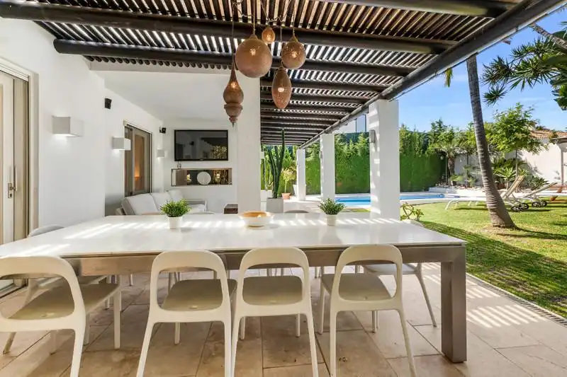 Terrace of Houses for rent in Marbella  with Air Conditioner, Private garden and Terrace