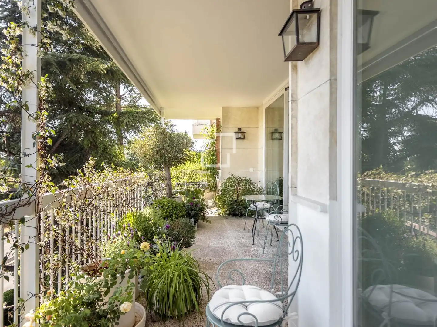 Terrace of Flat for rent in Madrid  with Air Conditioner, Heating and Private garden