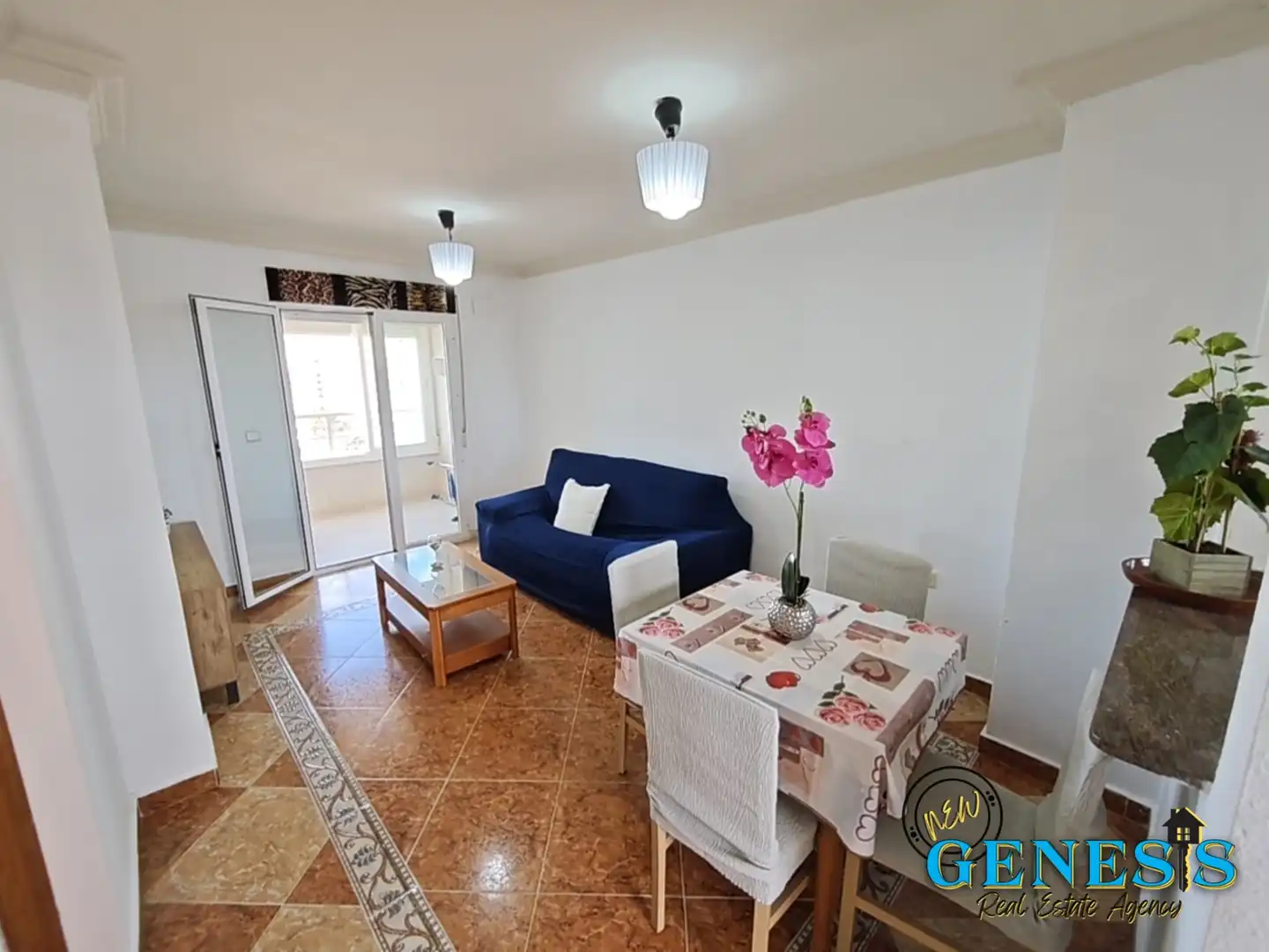 Sala d'estar de Apartament en venda en Torrevieja amb Moblat, Rentadora i Balcó