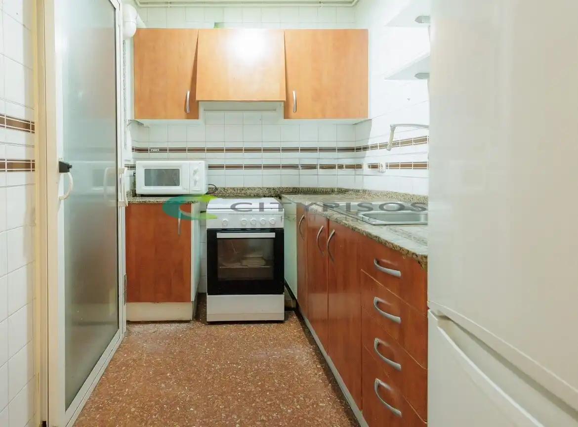 Kitchen of Flat for sale in Barcelona  with Heating, Oven and Balcony