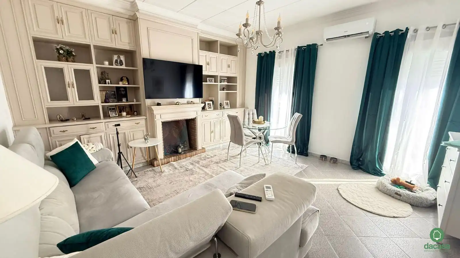 Wohnzimmer von Haus oder Chalet zum Verkauf in Almonte mit Klimaanlage, Terrasse und Abstellraum
