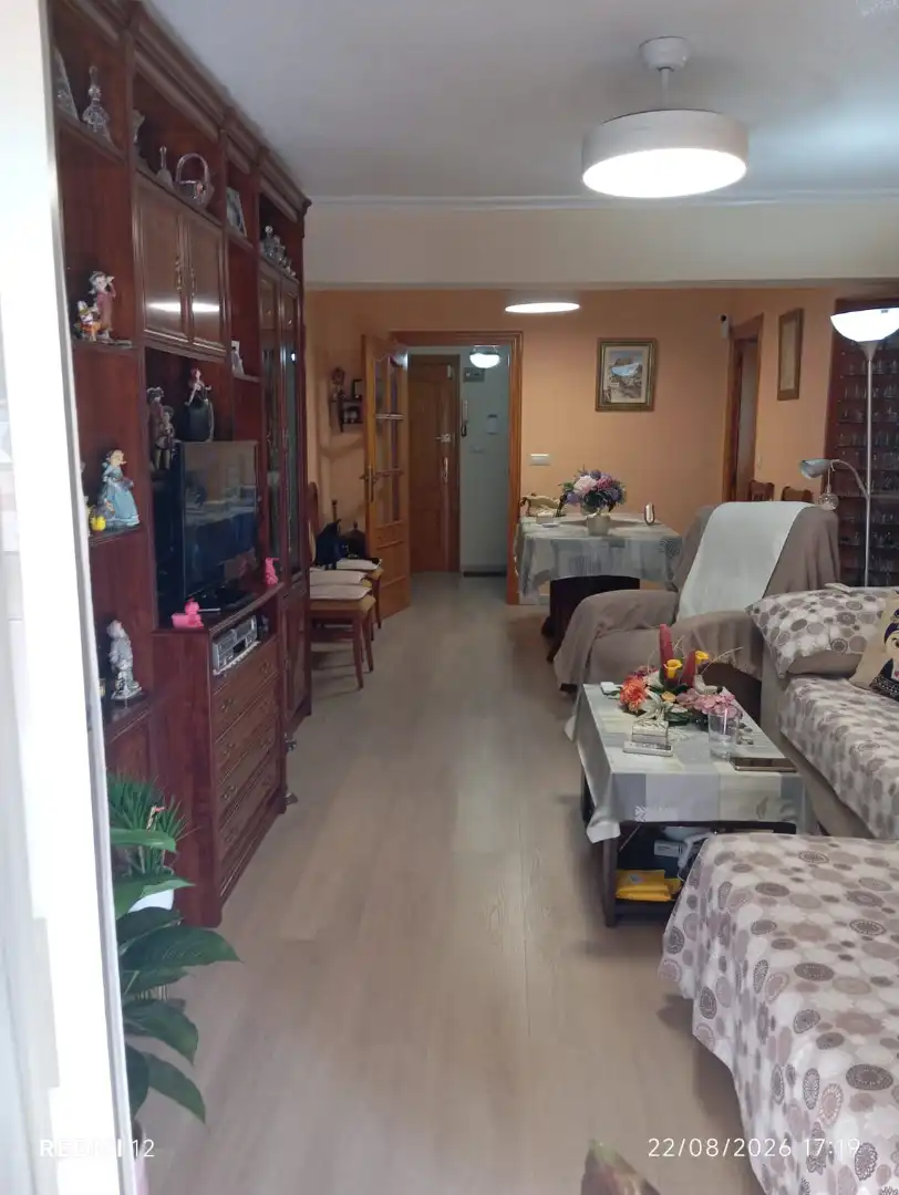 Sala d'estar de Pis en venda en Alicante / Alacant amb Aire condicionat, Moblat i Forn