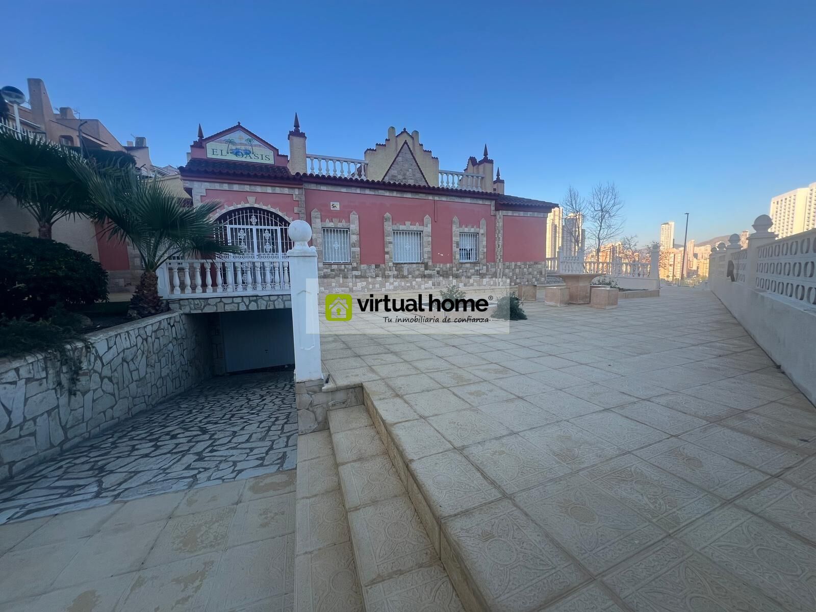 Exterior view of House or chalet for rent in Benidorm  with Air Conditioner, Private garden and Terrace