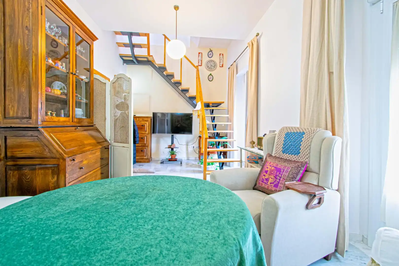 Sala de estar de Piso en venta en Sevilla con Aire acondicionado y Terraza