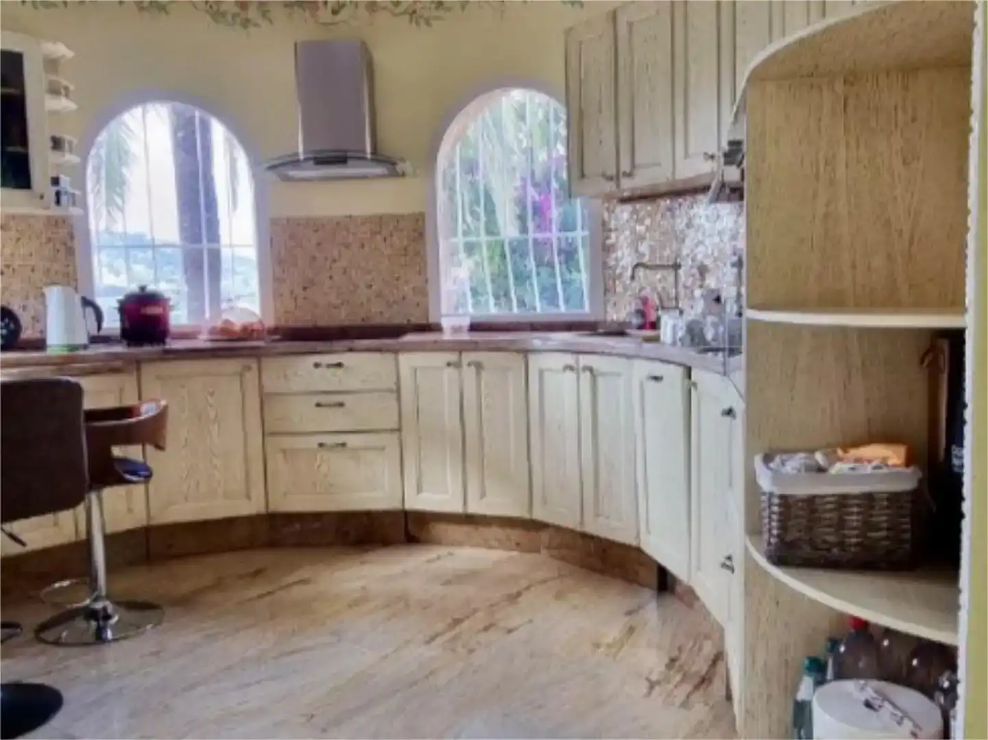 Kitchen of Houses for sale in Calpe / Calp  with Air Conditioner, Swimming Pool and Balcony