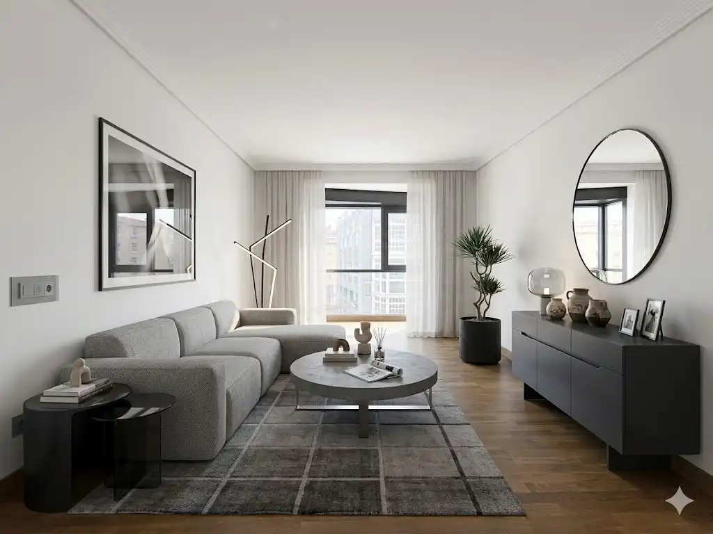 Living room of Apartments for sale in Vigo   with Heating and Storage room