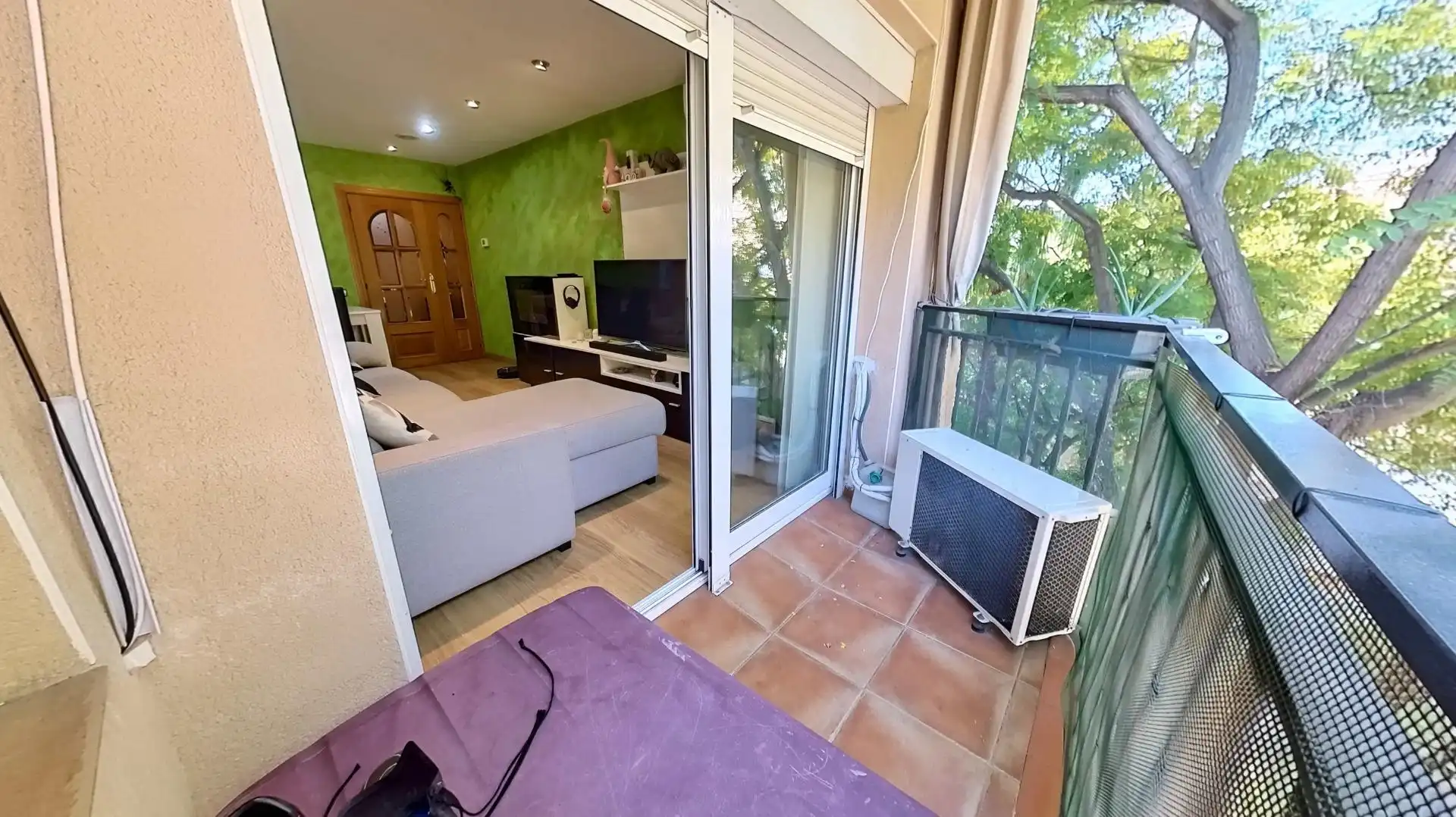 Terraza de Piso en venta en Santa Coloma de Gramenet con Aire acondicionado, Calefacción y Parquet