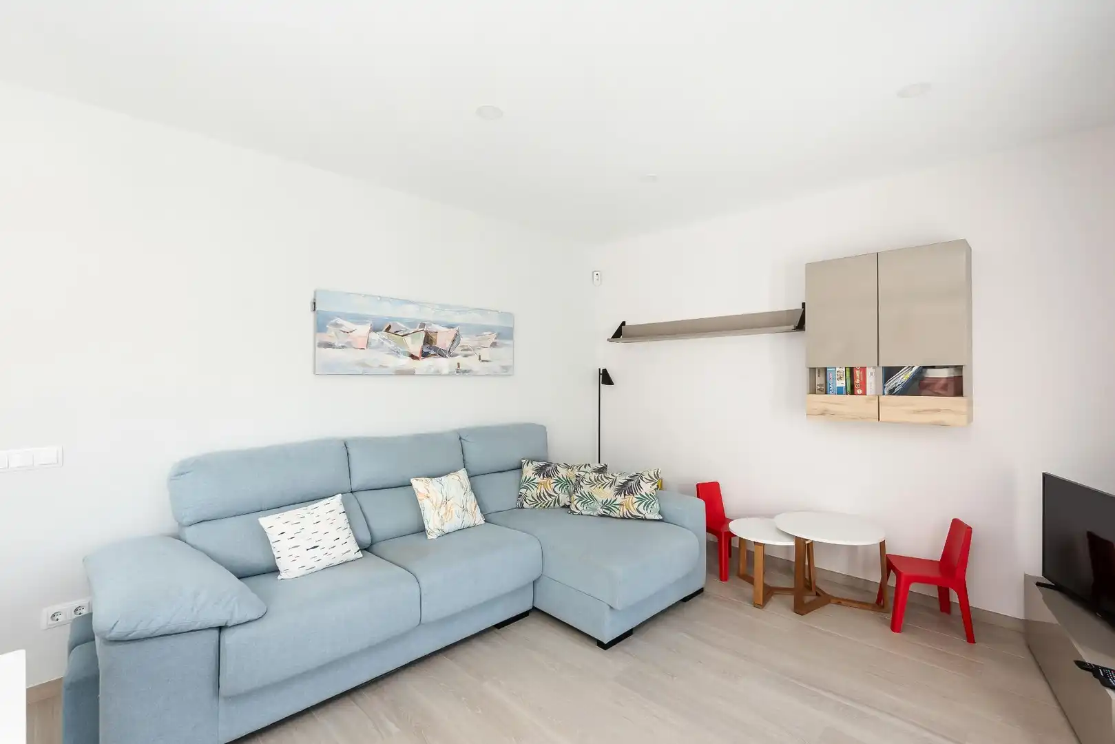 Sala d'estar de Casa o xalet en venda en Santa Margalida amb Aire condicionat, Jardí privat i Piscina