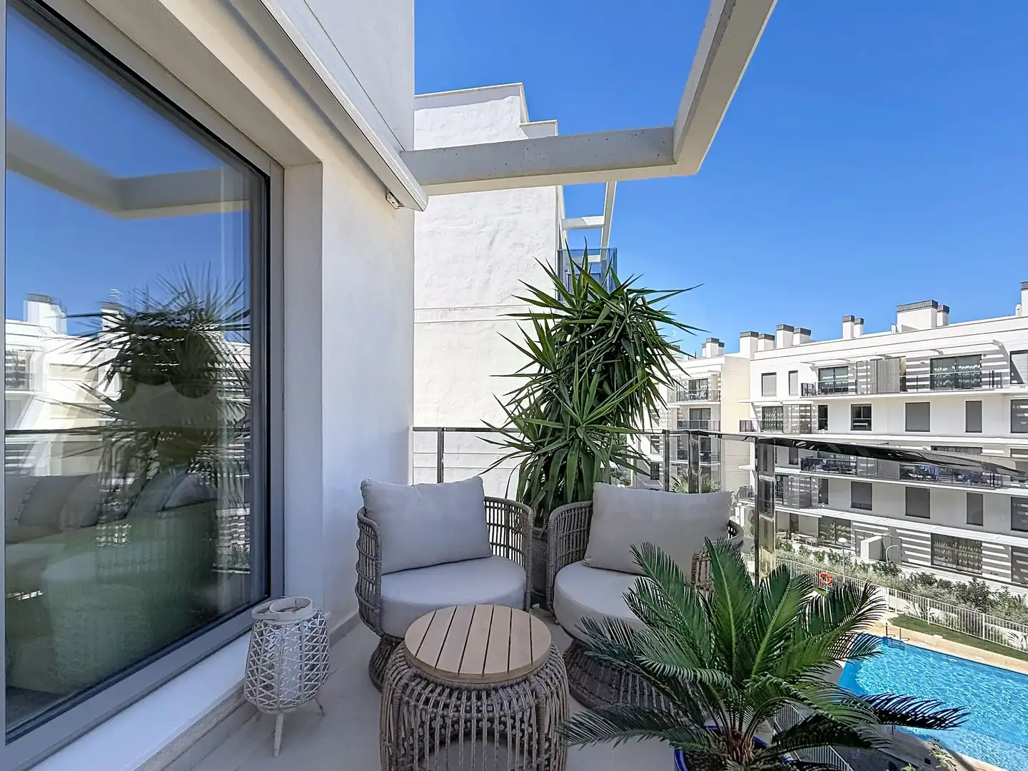 Balcony of Flat for sale in Dénia  with Air Conditioner, Heating and Swimming Pool