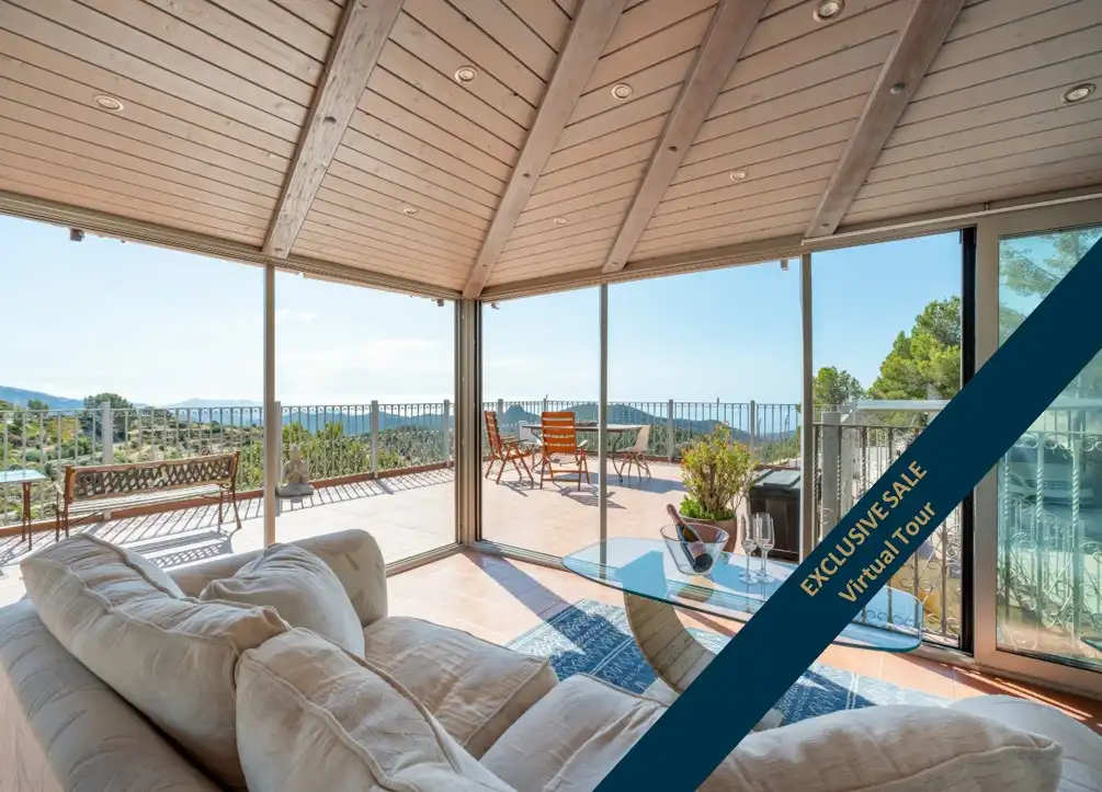 Terraza de Casa o chalet en venta en Relleu con Aire acondicionado, Jardín privado y Terraza