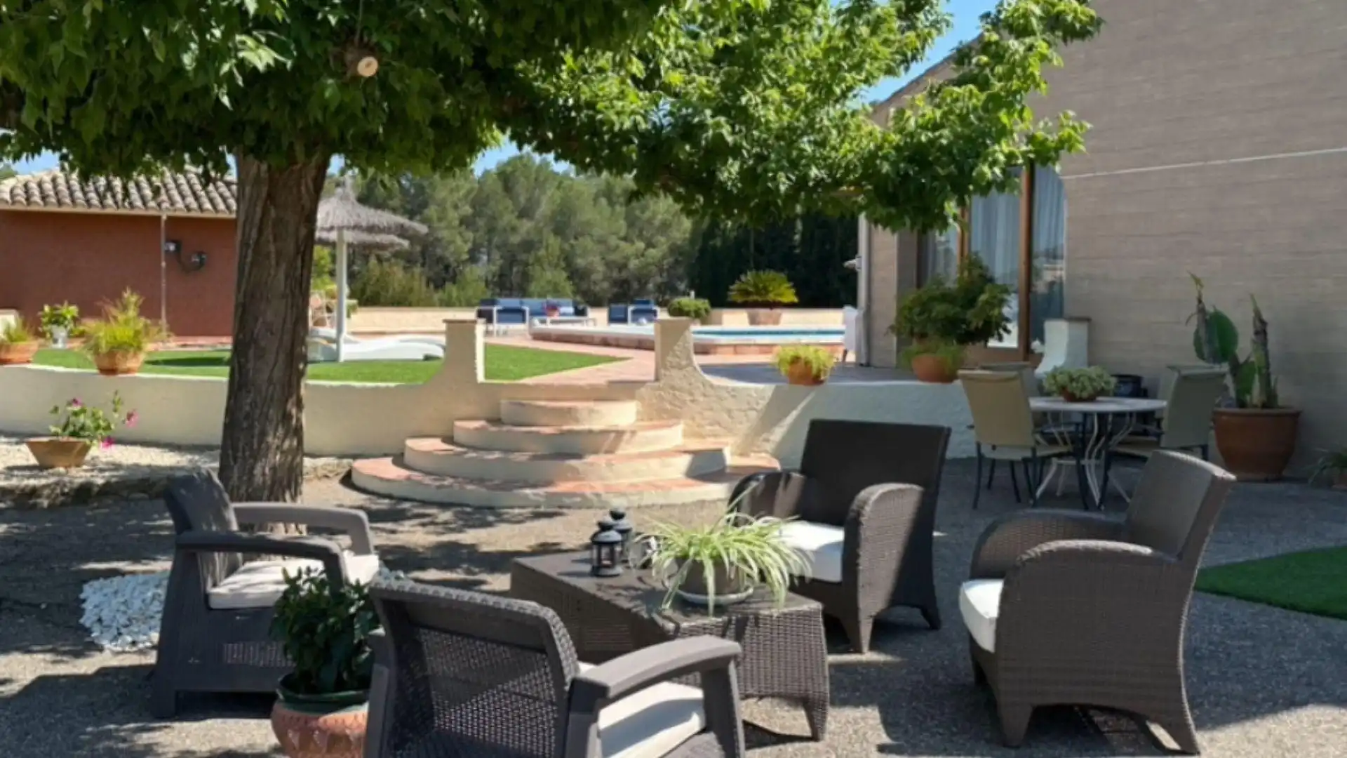 Terraza de Casa o chalet en venta en Ontinyent con Aire acondicionado, Calefacción y Jardín privado