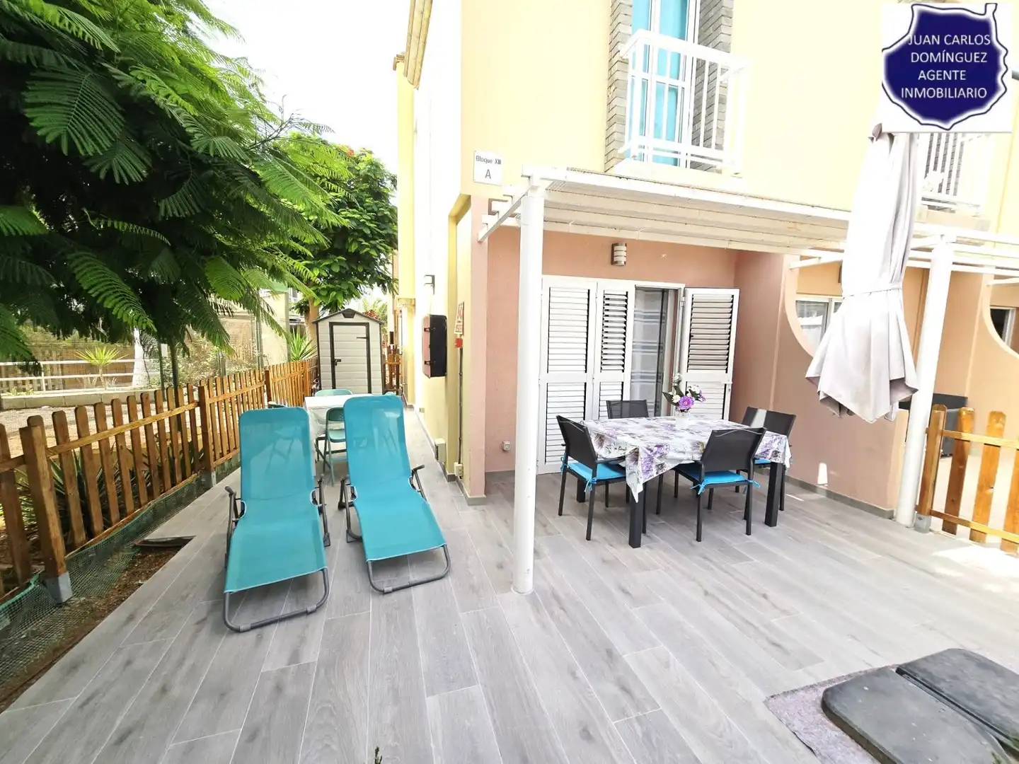 Terrace of Houses for rent in San Bartolomé de Tirajana  with Air Conditioner, Terrace and Furnished