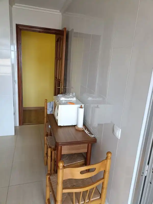 Kitchen of Flat for rent in Foz  with Heating, Furnished and Oven