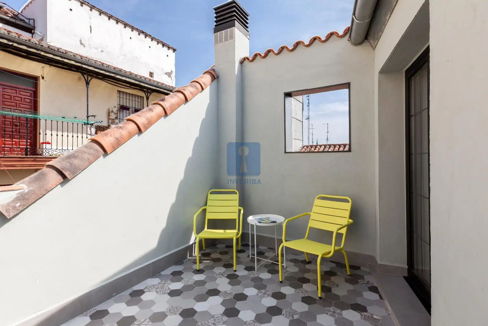 Terrace of Attic for rent in Madrid  with Air Conditioner, Heating and Parquet flooring