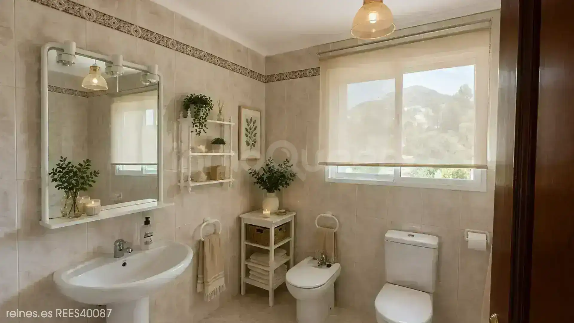 Baño de Casa o chalet en venta en Villar del Olmo con Calefacción, Jardín privado y Terraza
