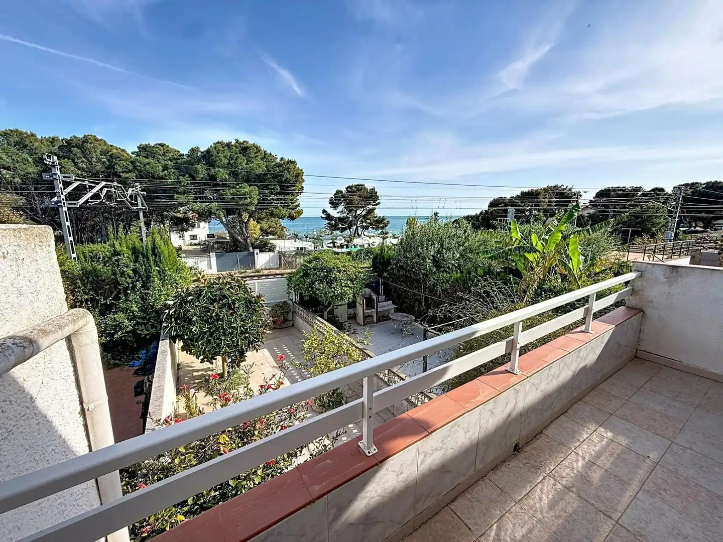 Terrasse von Einfamilien-Reihenhaus zum Verkauf in El Vendrell mit Terrasse und Balkon