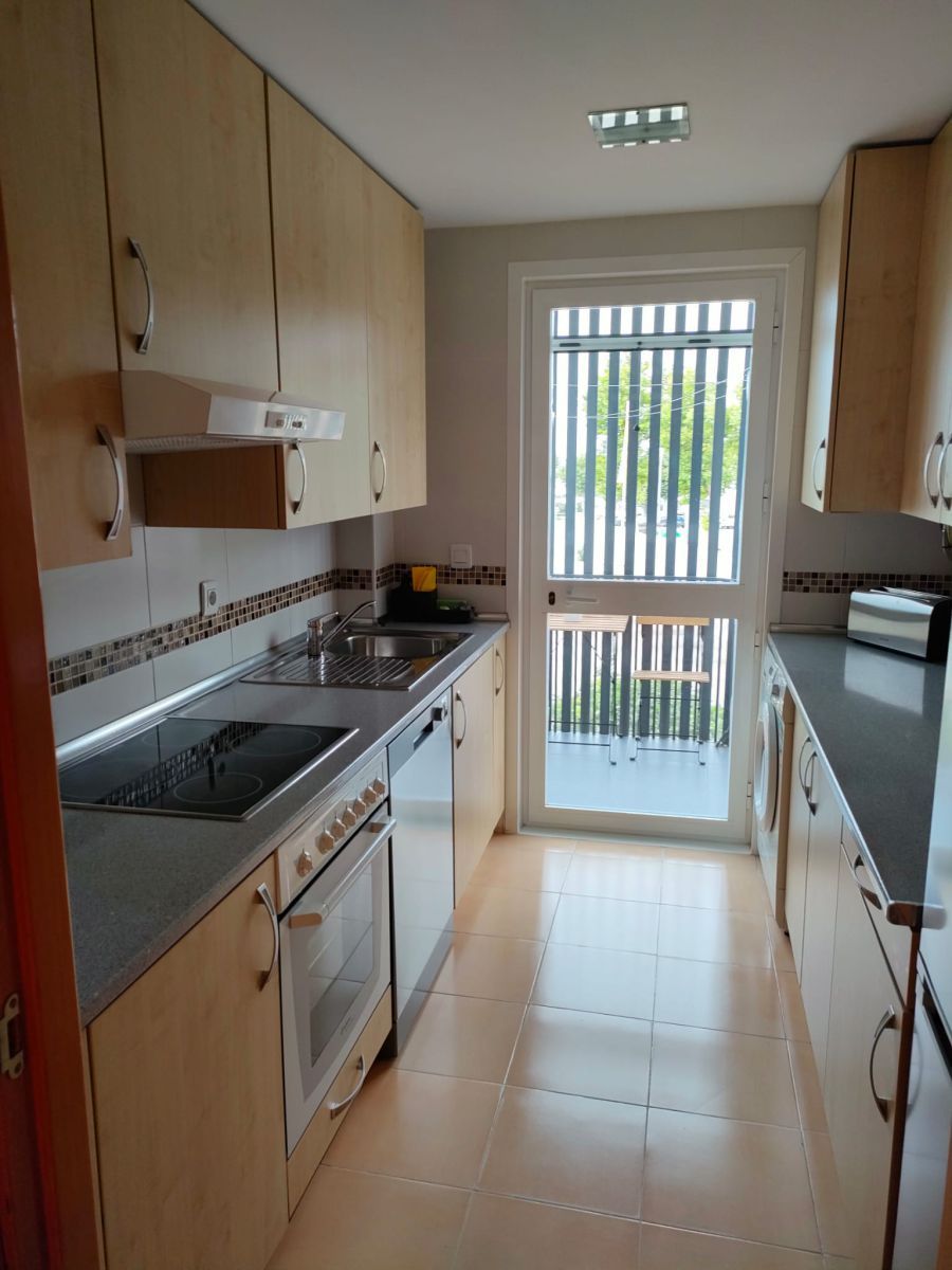 Kitchen of Apartment to rent in Conil de la Frontera  with Air Conditioner, Heating and Terrace