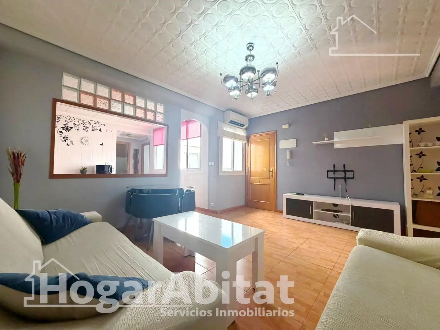 Sala d'estar de Pis en venda en Sagunto / Sagunt amb Aire condicionat i Balcó