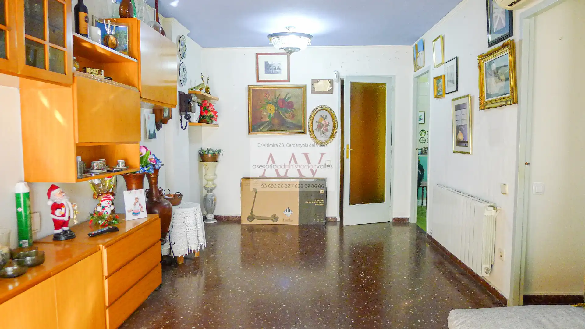 Wohnzimmer von Wohnung zum Verkauf in Cerdanyola del Vallès mit Klimaanlage, Heizung und Balkon