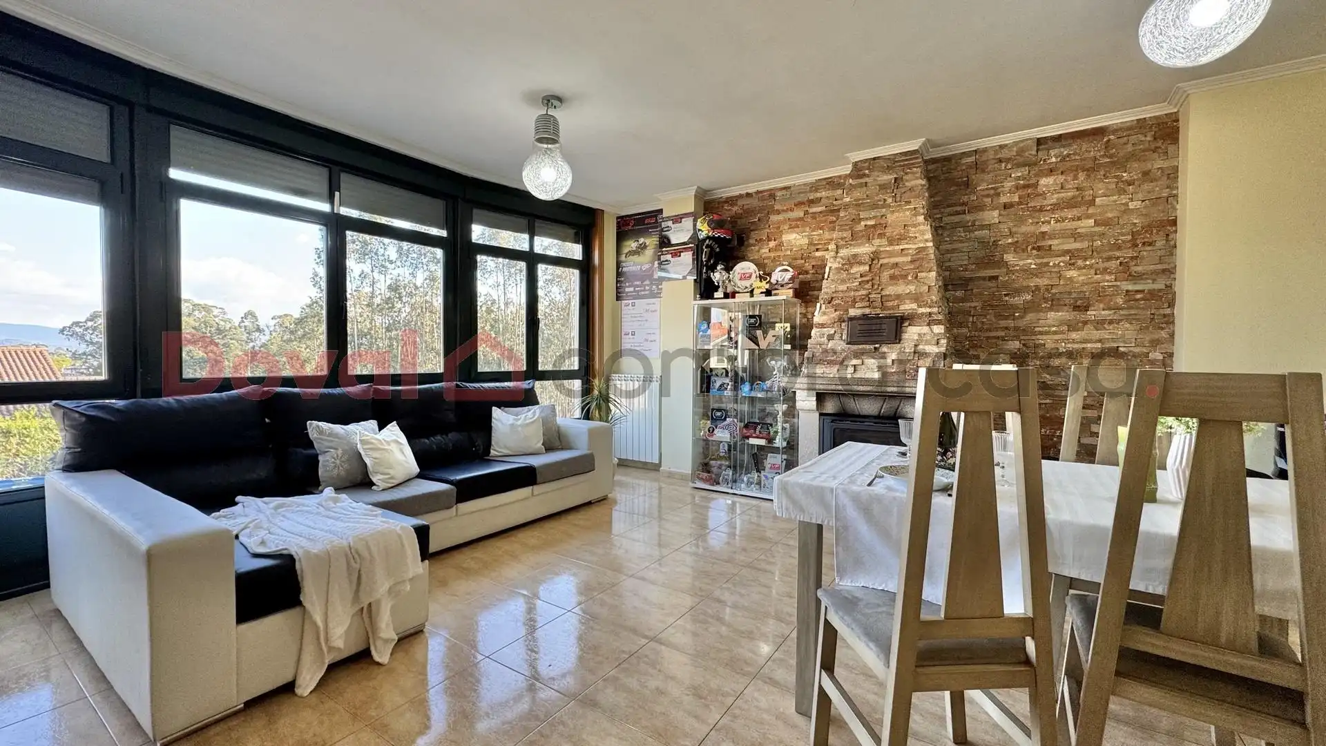 Living room of Houses for sale in Salceda de Caselas  with Heating, Private garden and Terrace