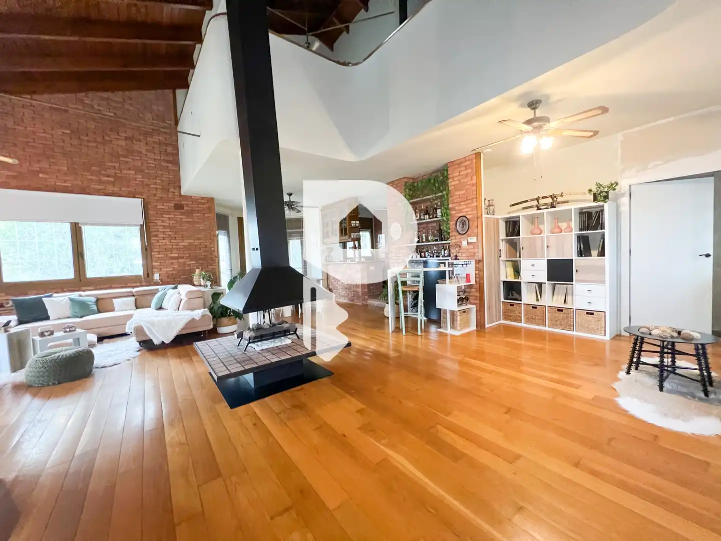 Sala de estar de Casa o chalet en venta en Vallirana con Aire acondicionado, Calefacción y Terraza