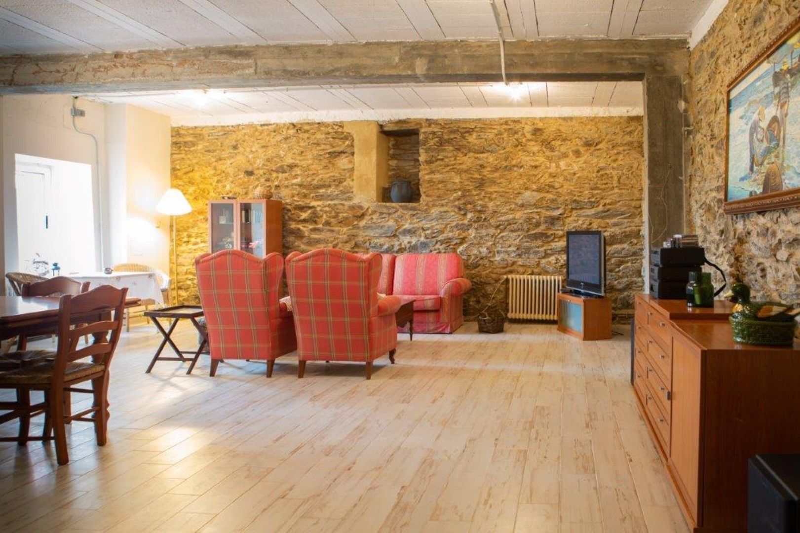 Living room of Single-family semi-detached for sale in Miño  with Private garden