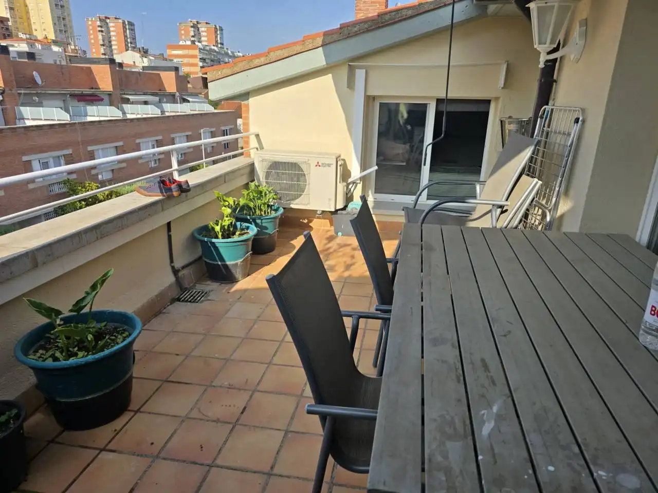 Terrasse von Maisonette zum Verkauf in Terrassa mit Klimaanlage, Heizung und Parkett
