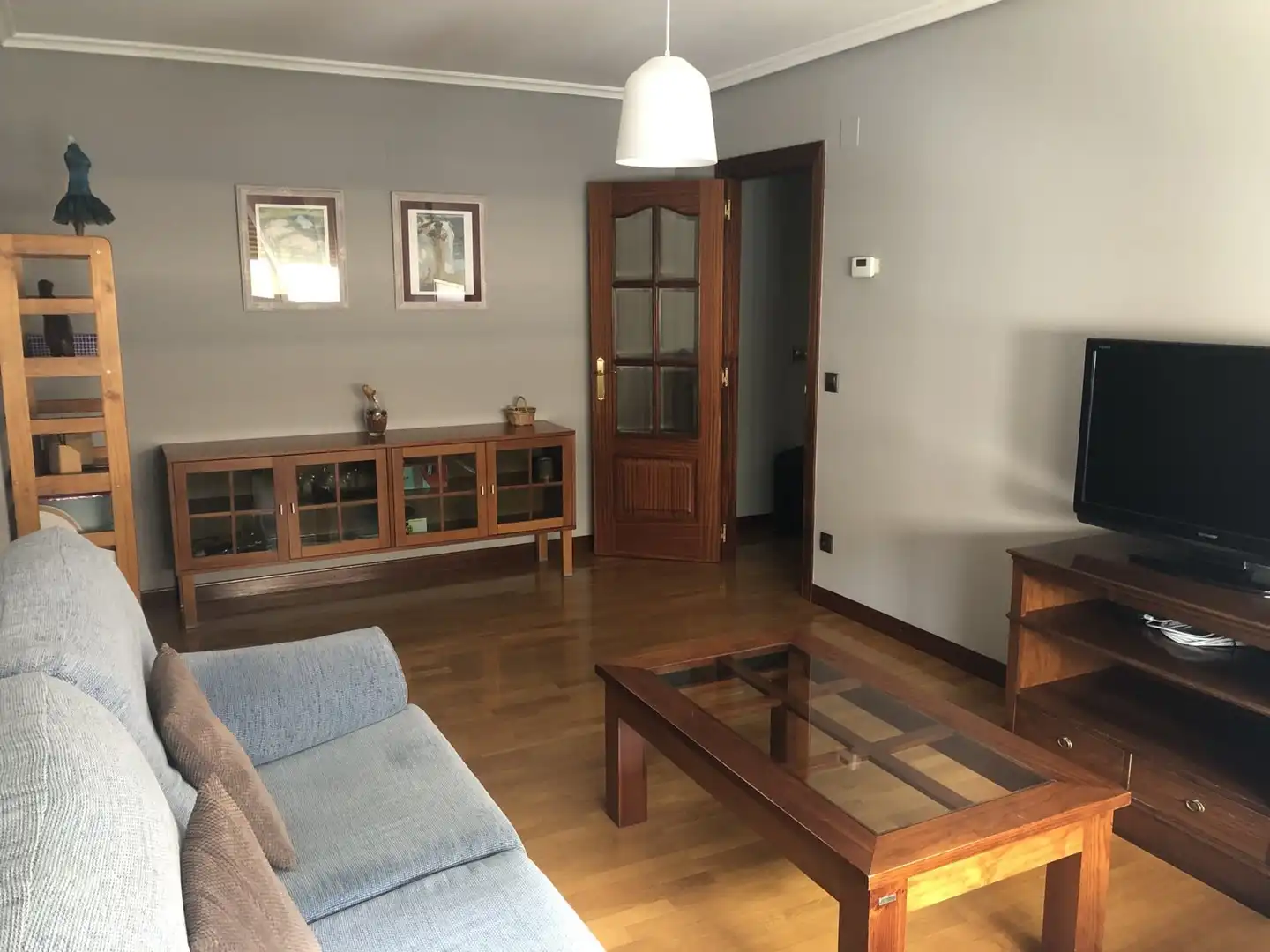 Sala de estar de Piso en venta en Nájera con Calefacción, Trastero y Amueblado