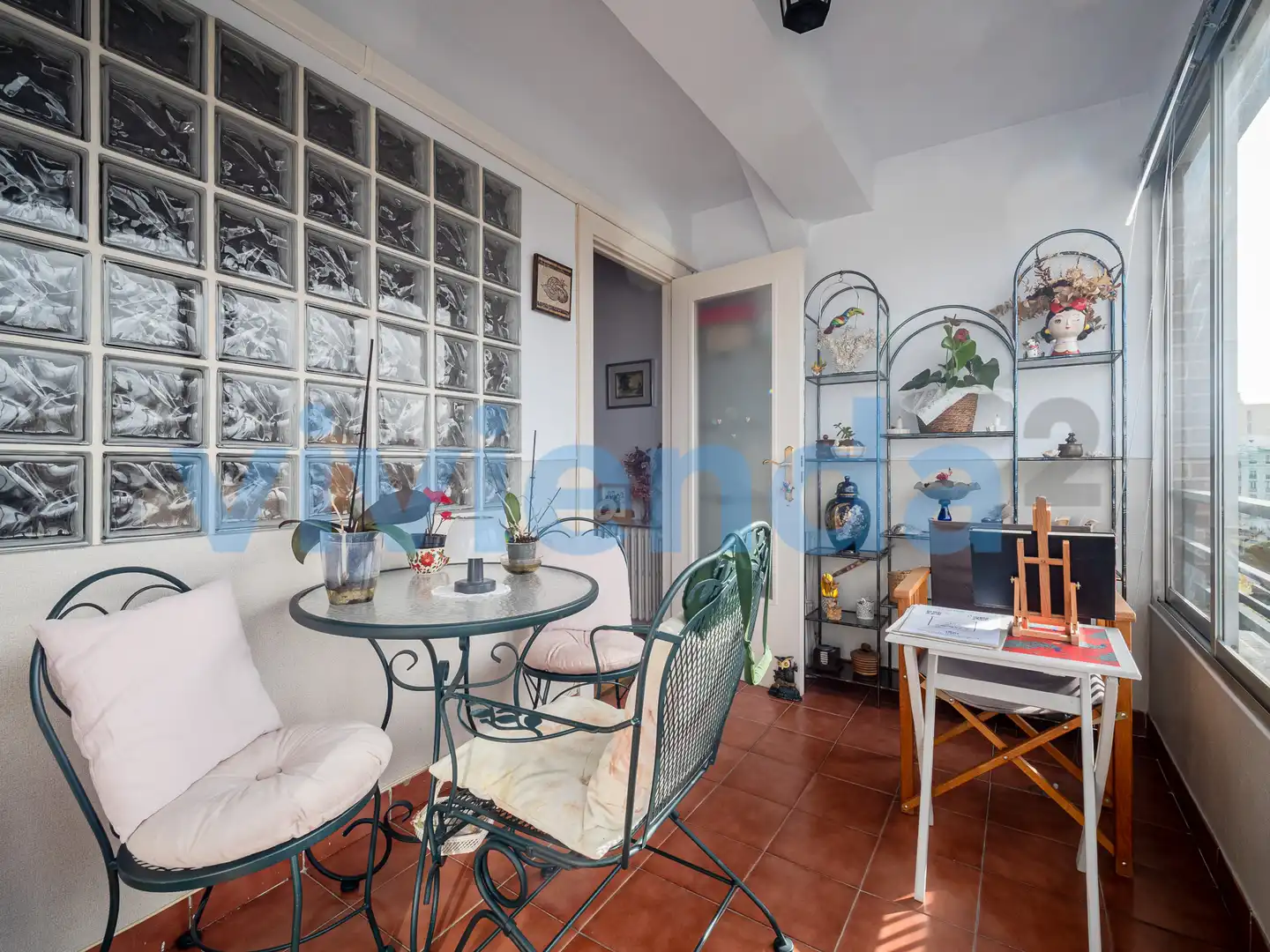 Balcony of Flat for sale in Madrid  with Air Conditioner, Heating and Terrace