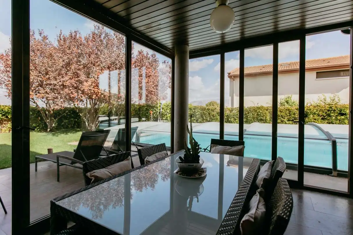 Terrassa de Casa o xalet en venda en Banastás amb Aire condicionat, Calefacció i Jardí privat