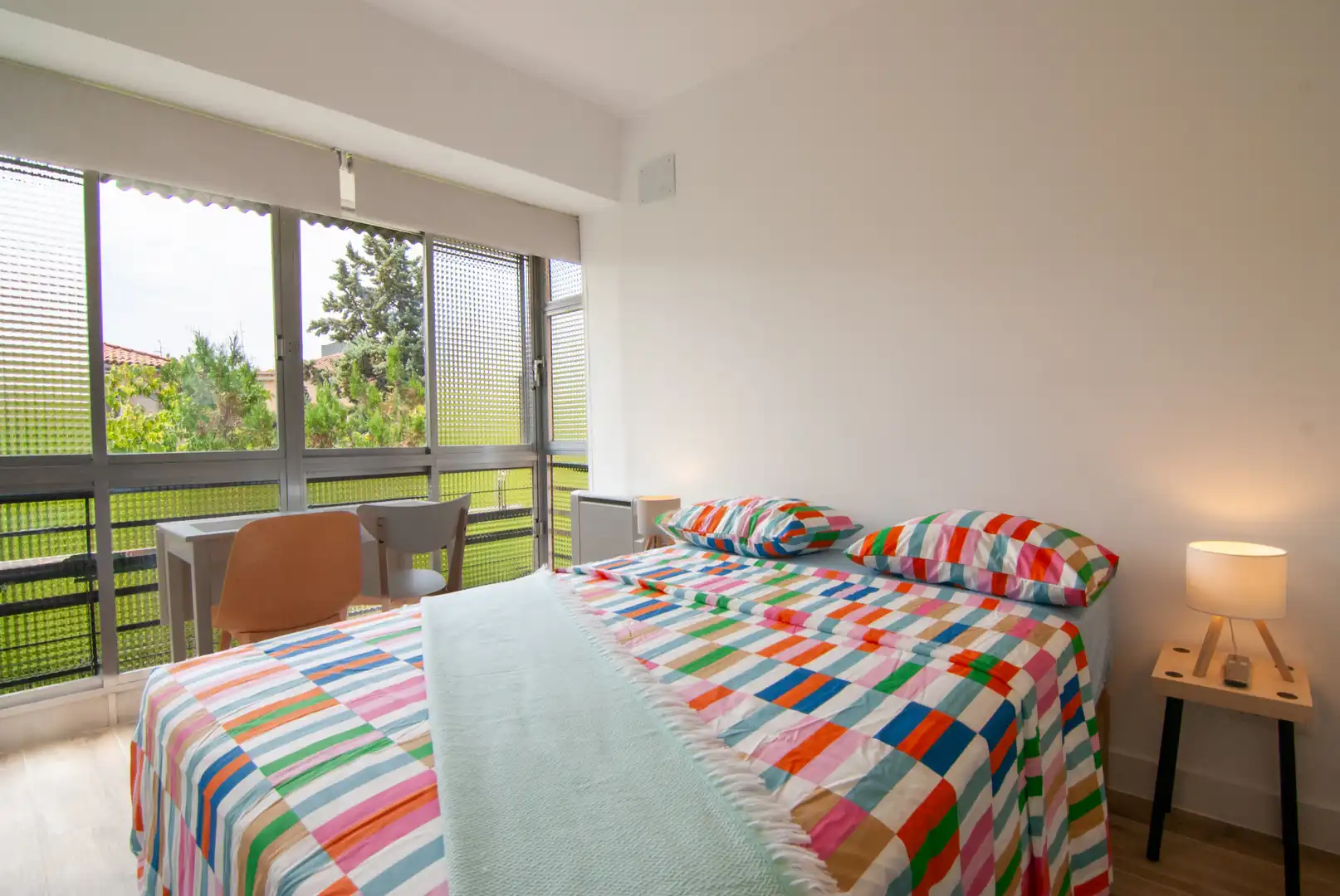 Schlafzimmer von Wohnung zur untervermieten in Madrid mit Heizung, Möbliert und Waschmaschine