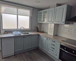 Kitchen of Flat for sale in  Valencia Capital  with Air Conditioner, Furnished and Balcony