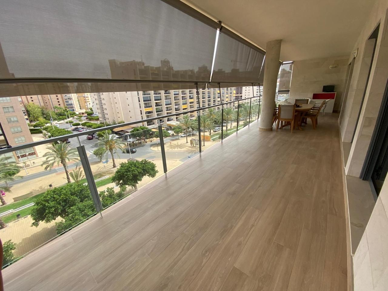 Terrace of Flat for sale in Villajoyosa / La Vila Joiosa  with Air Conditioner, Terrace and Furnished