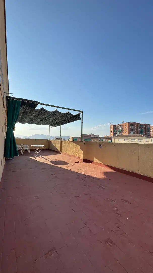 Terrace of Flat for rent in Granada  with Air Conditioner, Terrace and Microwave