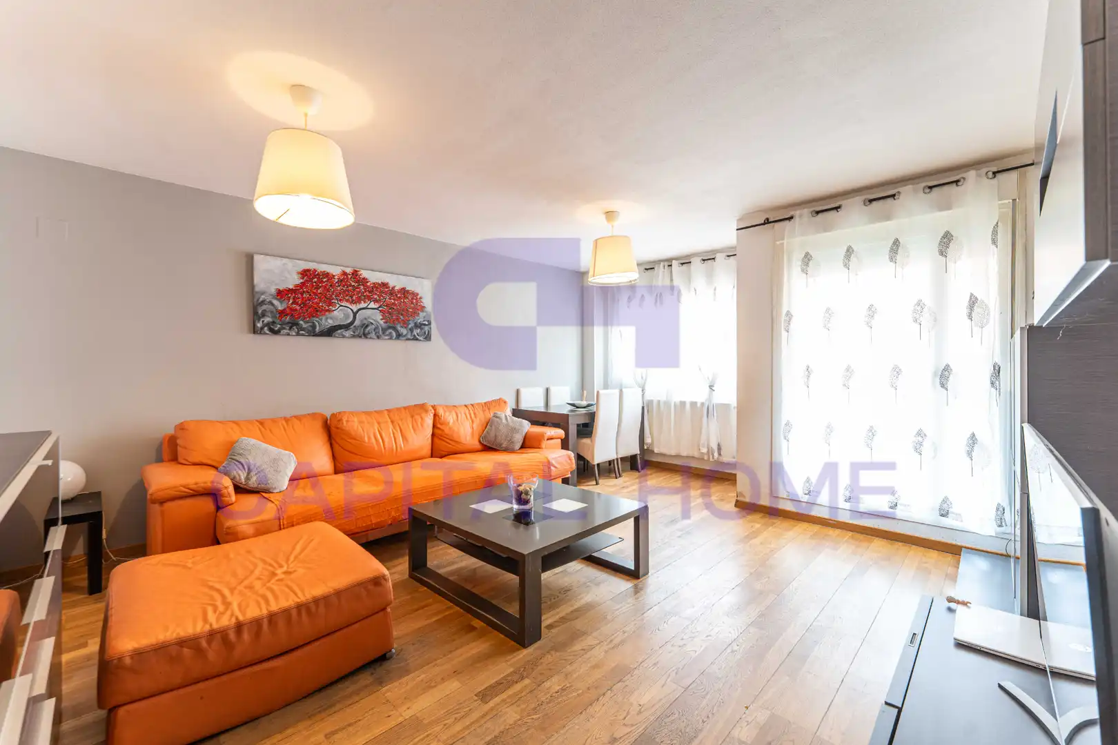 Wohnzimmer von Dachboden zum Verkauf in Arroyomolinos (Madrid) mit Klimaanlage, Heizung und Terrasse
